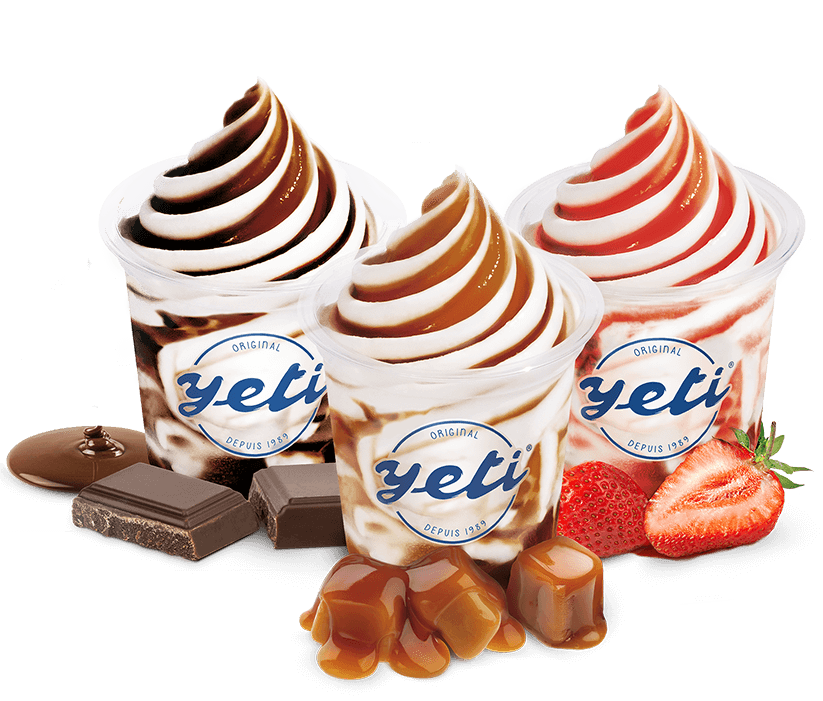 Yeti-sundae-glace-panache-fraise-caramel-chocolat-coulis