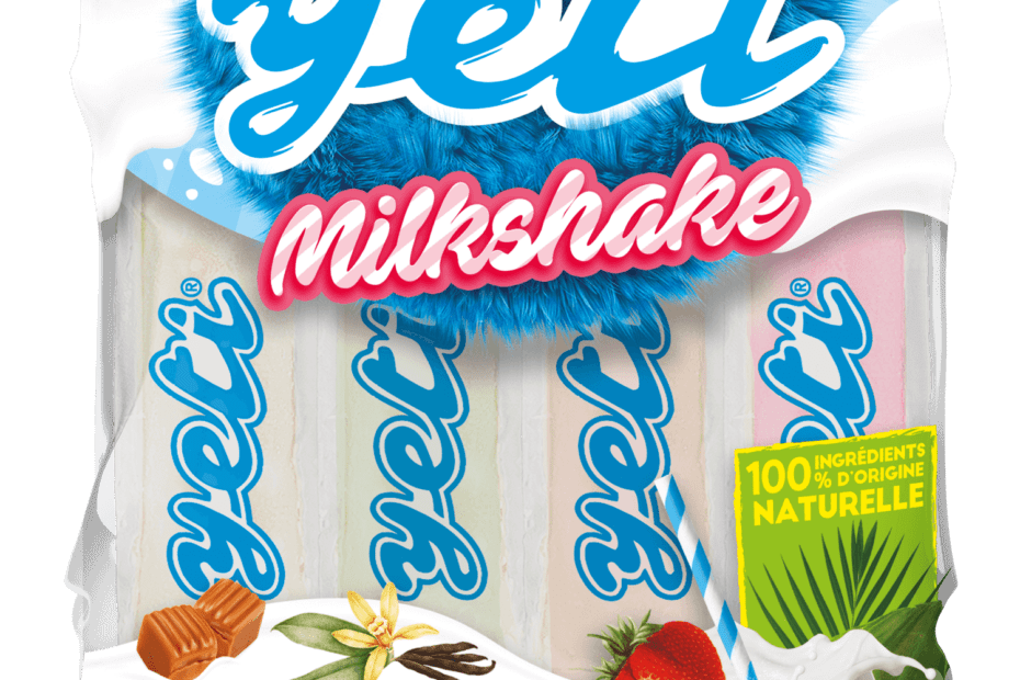 Yeti Milkshake tubes glacés au lait de coco